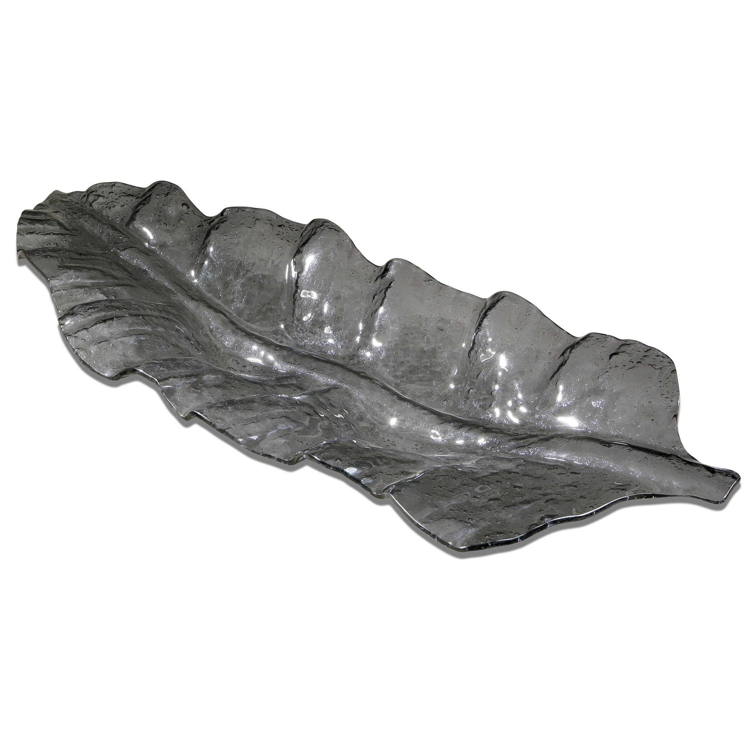 UTTERMOST Smoked Leaf Tray - Decorative Accents