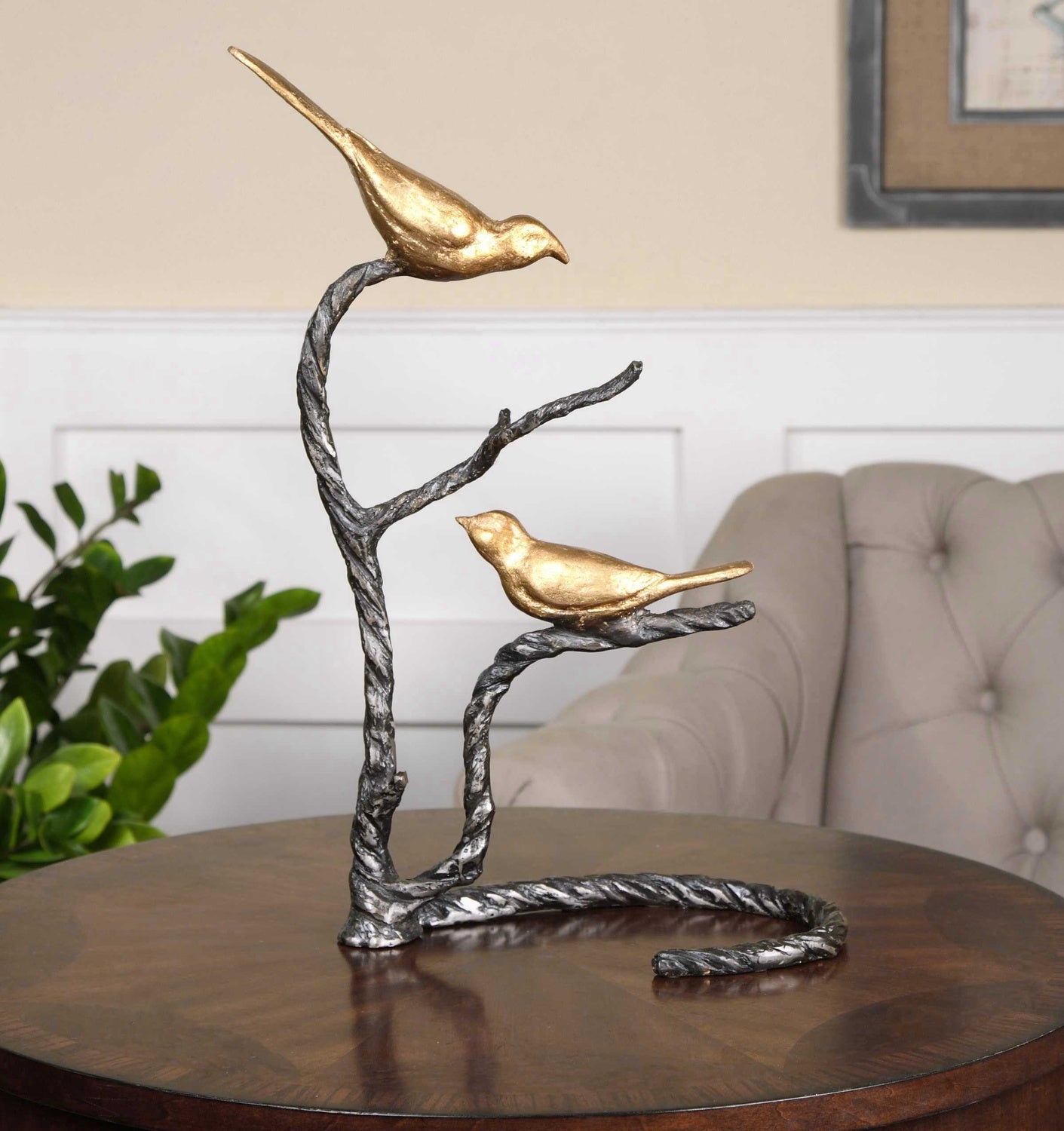 UTTERMOST BIRDS ON A LIMB SCULPTURE - Decorative Accents