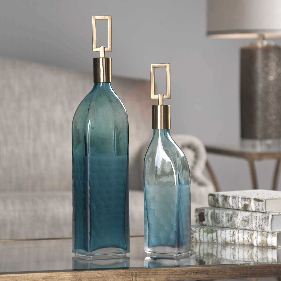 UTTERMOST Annabella Bottles Set Of 2 - Decorative Accents