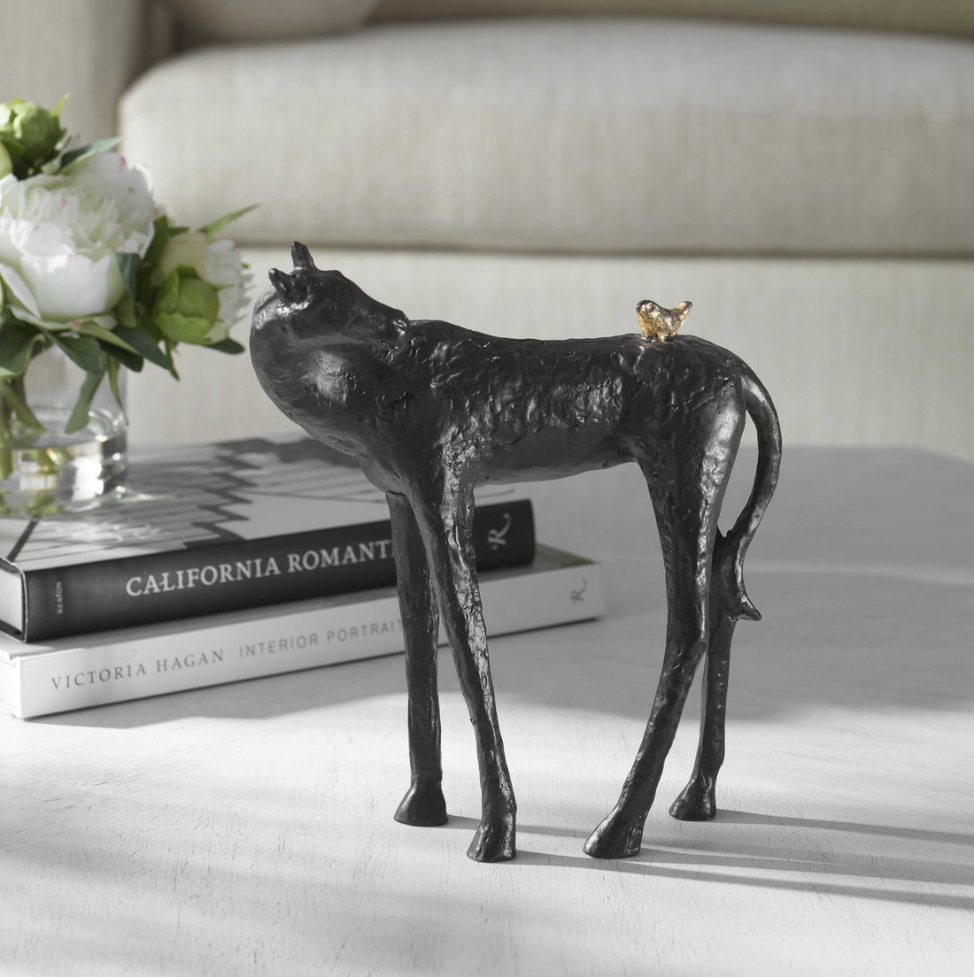 UTTERMOST HELLO FRIEND HORSE SCULPTURE - Decorative Accents