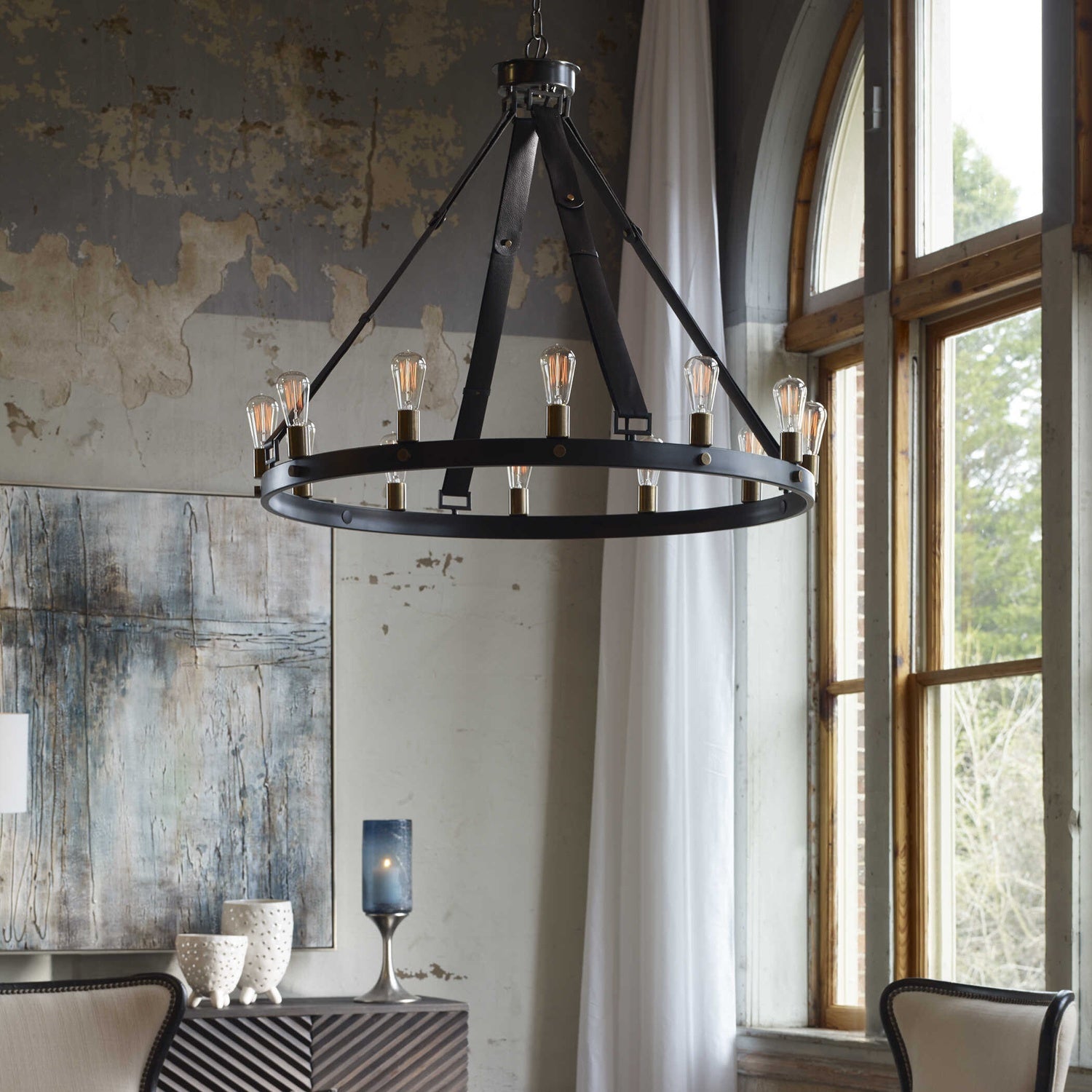 UTTERMOST, Marlow Circle Chandelier, CHANDELIER LIGHT