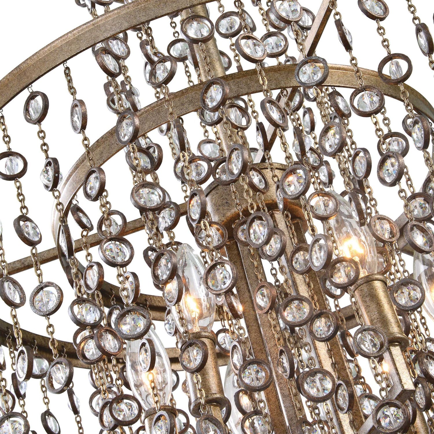 UTTERMOST, VALKA CRYSTAL CHANDELIER, CHANDELIER LIGHT