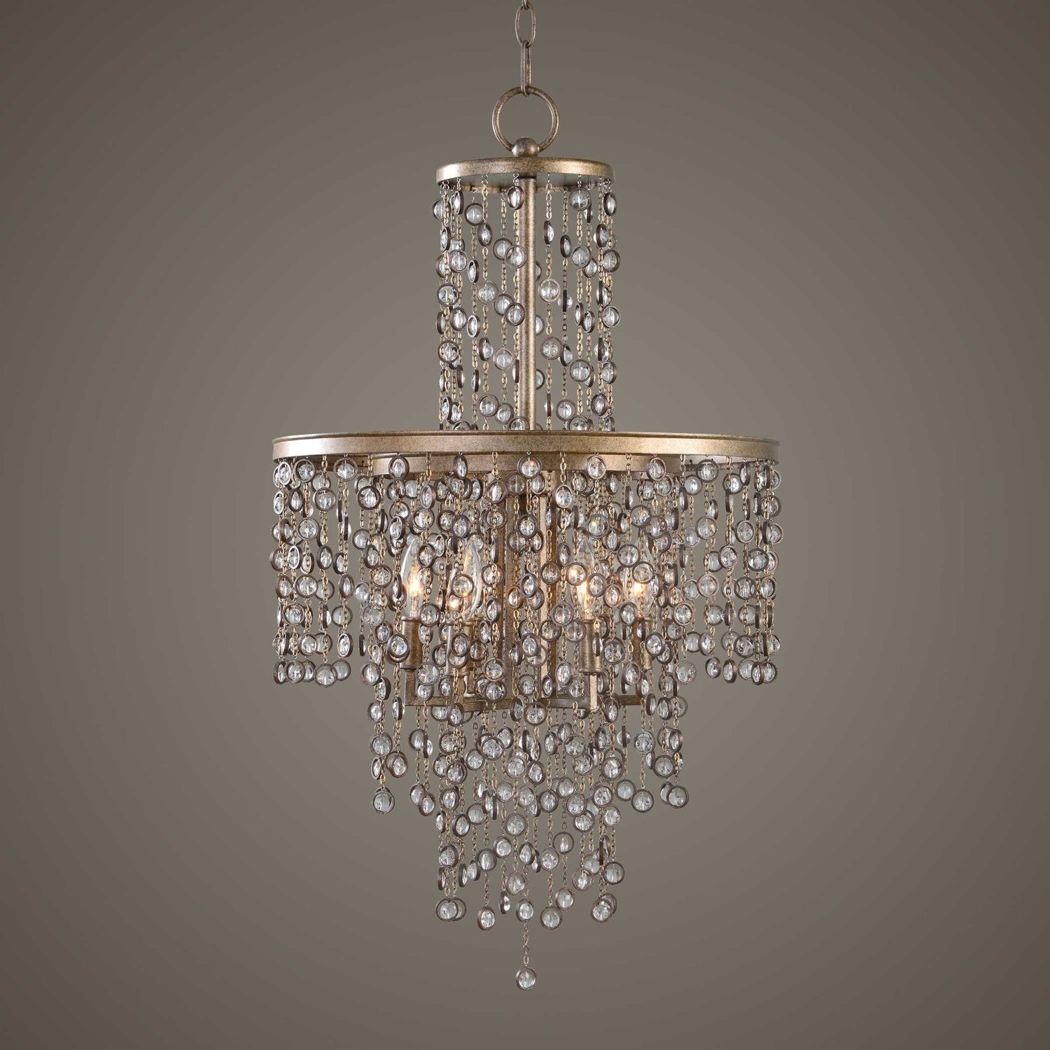 UTTERMOST, Valka Crystal Chandelier, CHANDELIER LIGHT