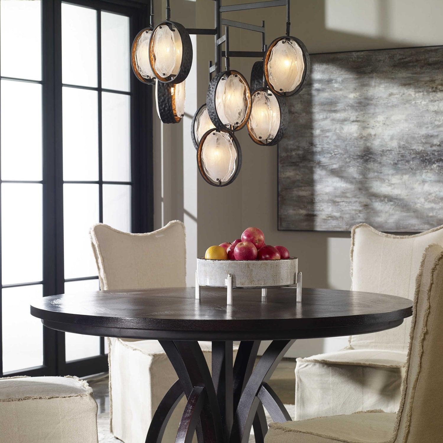 UTTERMOST, MAXIN CHANDELIER, CHANDELIER LIGHT