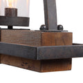 UTTERMOST, Atwood Rustic Linear Chandelier, CHANDELIER LIGHT