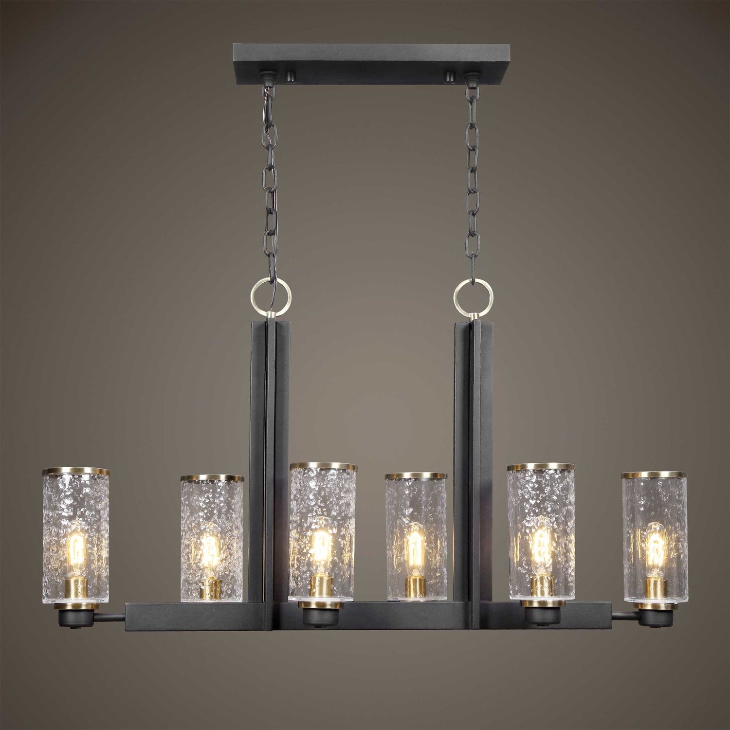 UTTERMOST, Jarsdel Industrial Island Light, PENDANT LIGHT