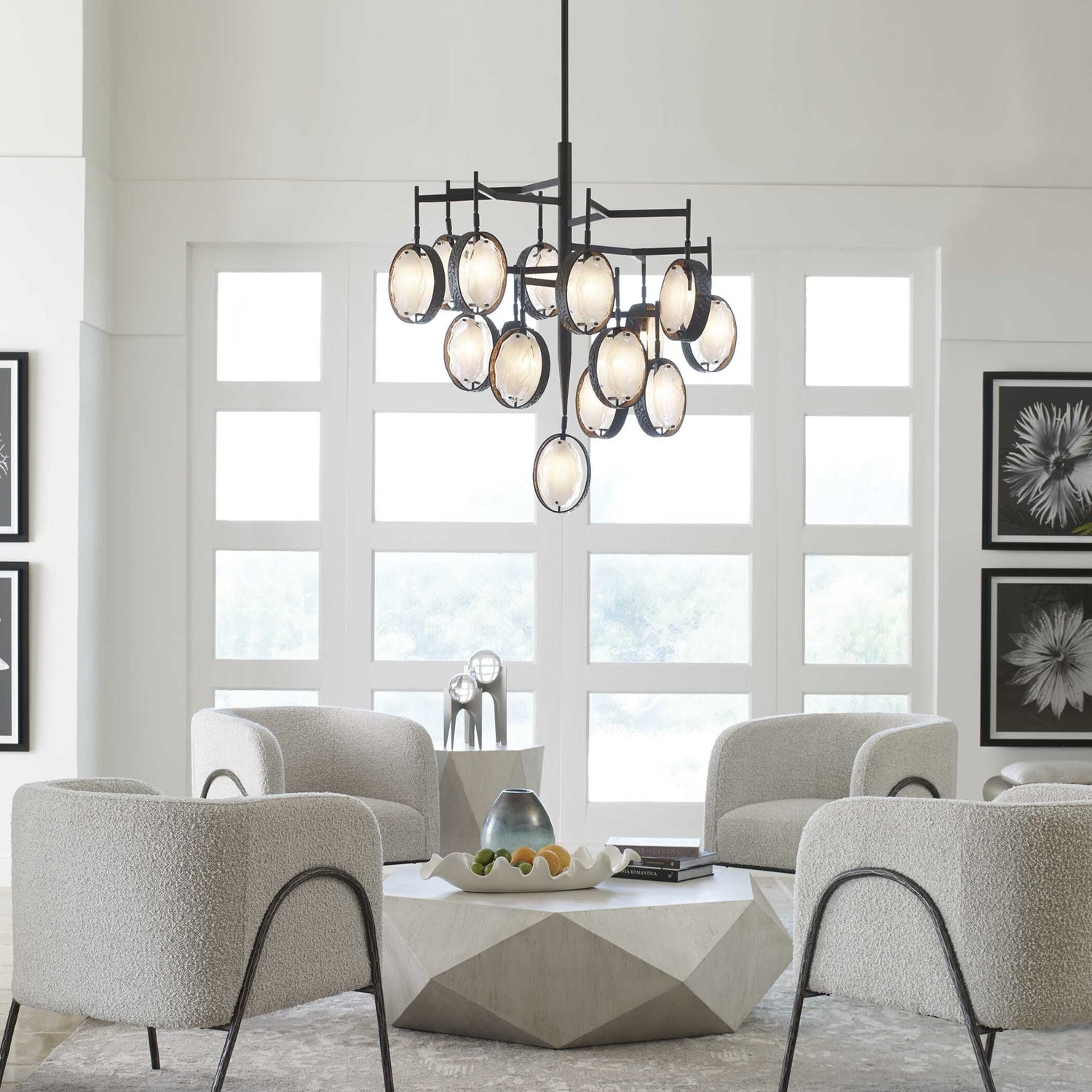 UTTERMOST, MAXIN CHANDELIER, CHANDELIER LIGHT