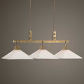 UTTERMOST, Brookdale Industrial Linear Chandelier, CHANDELIER LIGHT