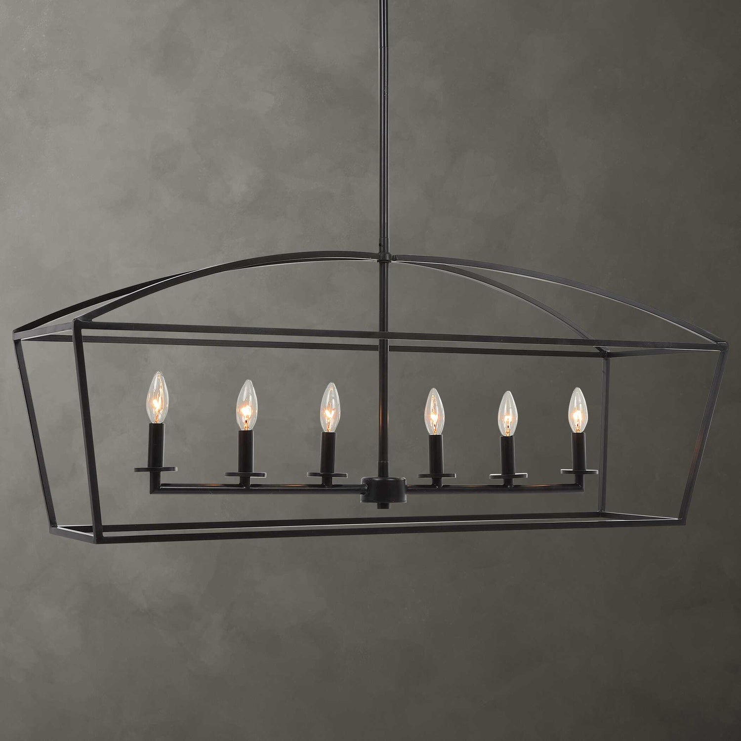 UTTERMOST, CLAYTON LINEAR CHANDELIER, CHANDELIER LIGHT