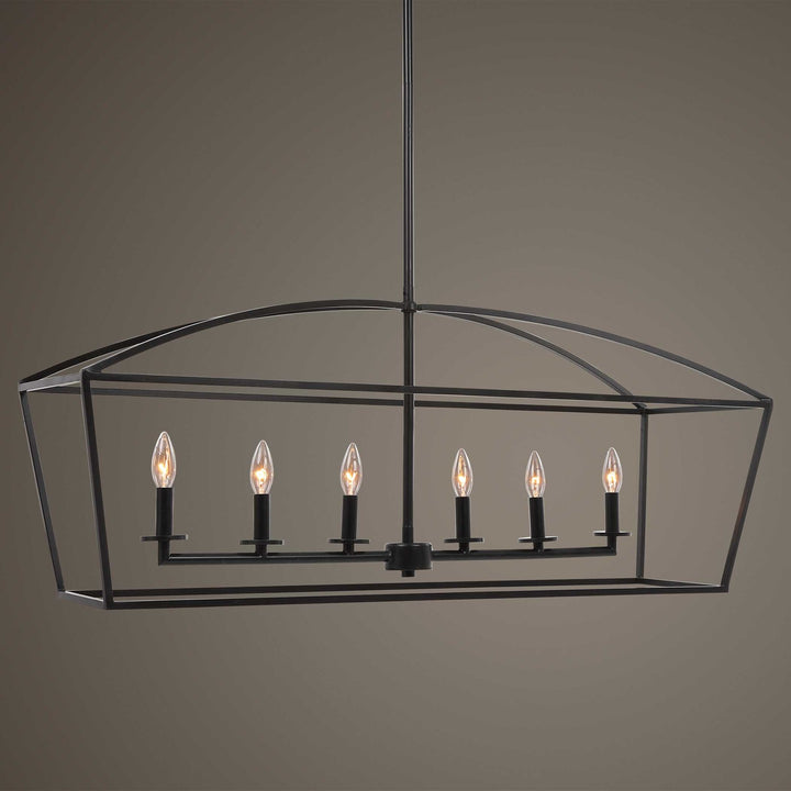 UTTERMOST, CLAYTON LINEAR CHANDELIER, CHANDELIER LIGHT