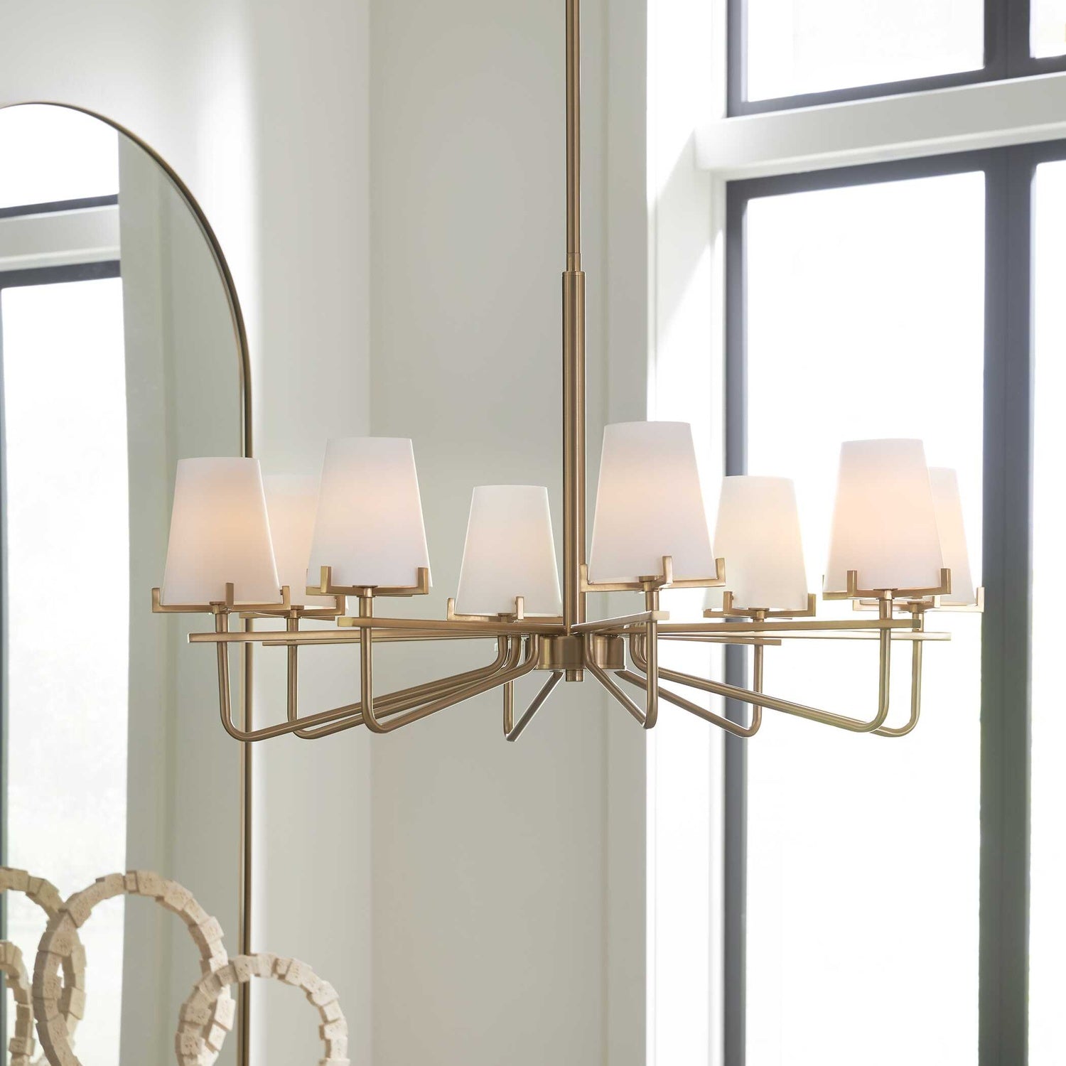 UTTERMOST, LASSEN CHANDELIER, CHANDELIER LIGHT