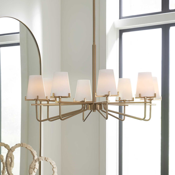 UTTERMOST, LASSEN CHANDELIER, CHANDELIER LIGHT