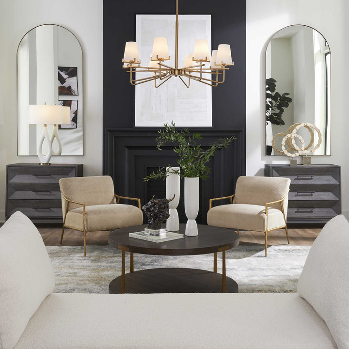 UTTERMOST, Lassen Chandelier, CHANDELIER LIGHT