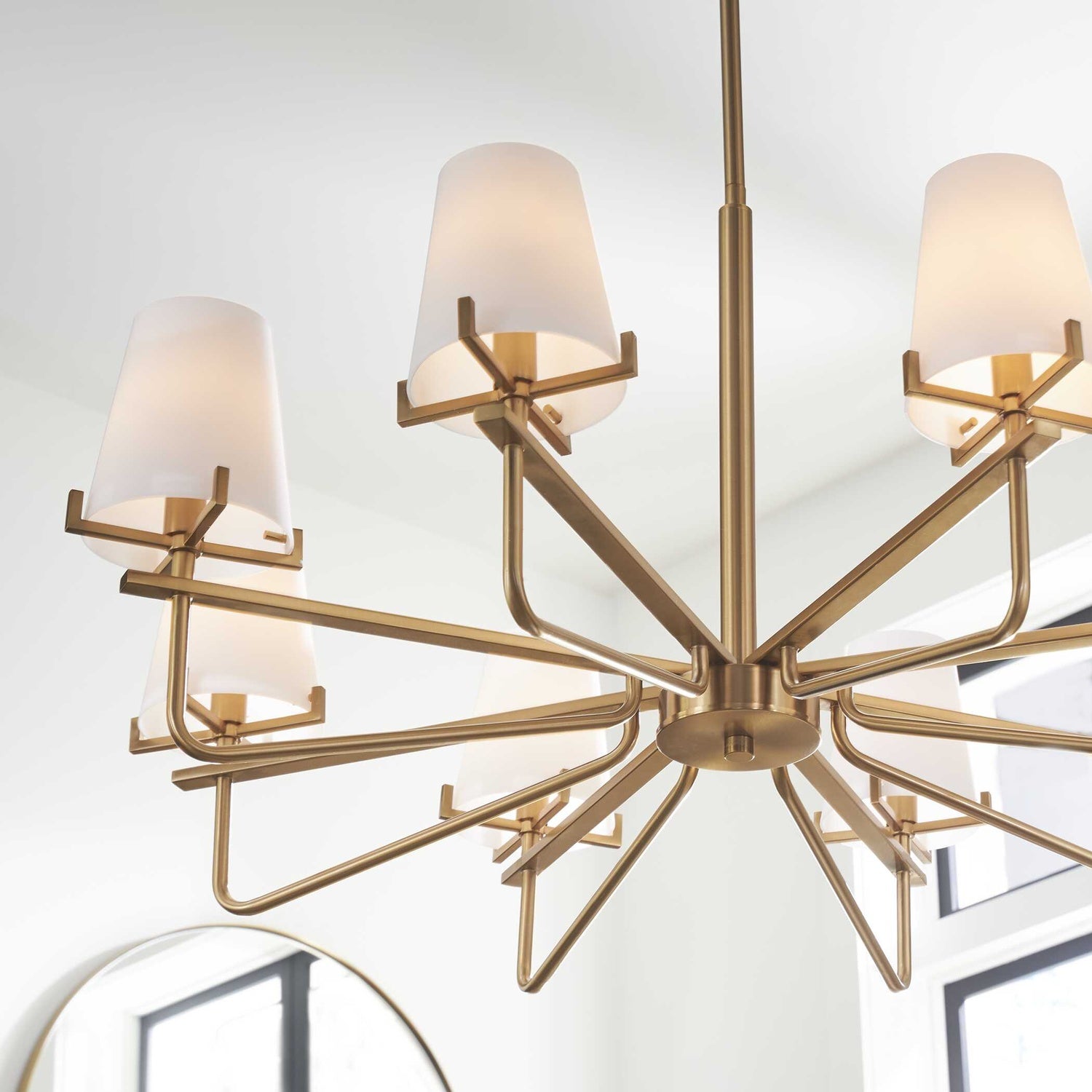 UTTERMOST, LASSEN CHANDELIER, CHANDELIER LIGHT