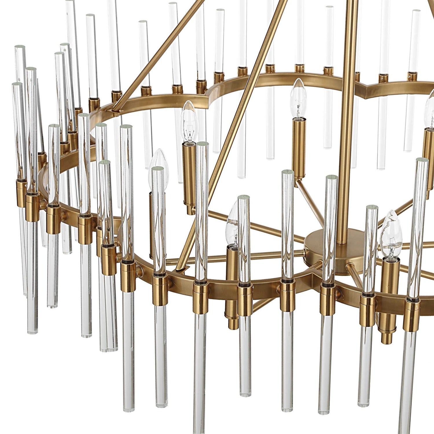 UTTERMOST, CRYSTAL STICK CHANDELIER, CHANDELIER LIGHT