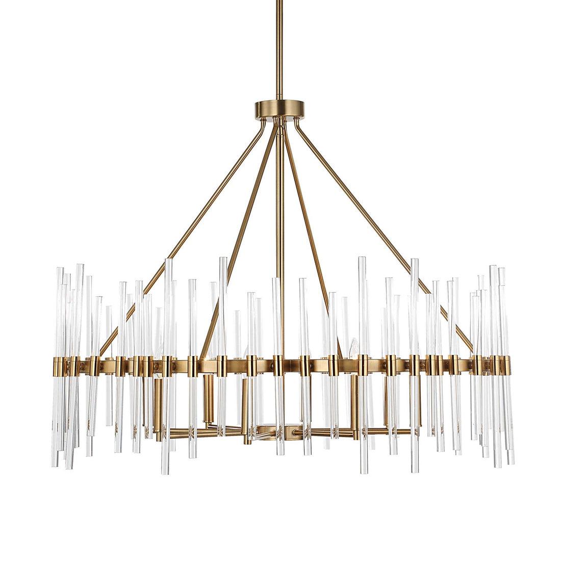 UTTERMOST, CRYSTAL STICK CHANDELIER, CHANDELIER LIGHT