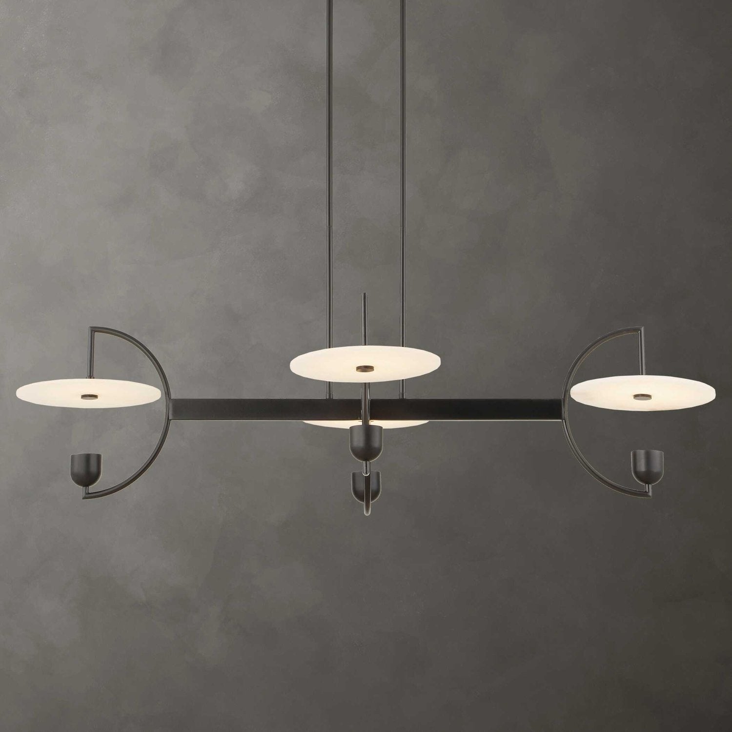 UTTERMOST, KYOTO LINEAR LED CHANDELIER, CHANDELIER LIGHT