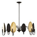 UTTERMOST, Warwick Matte Chandelier, CHANDELIER LIGHT