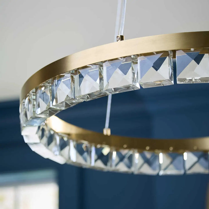 UTTERMOST, Segovia Crystal LED Chandelier, CHANDELIER LIGHT
