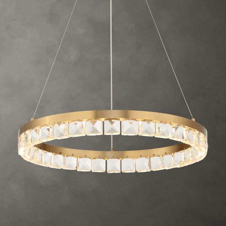 UTTERMOST, SEGOVIA CRYSTAL LED CHANDELIER, CHANDELIER LIGHT