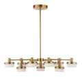 UTTERMOST, WEDGE LED CHANDELIER, CHANDELIER LIGHT