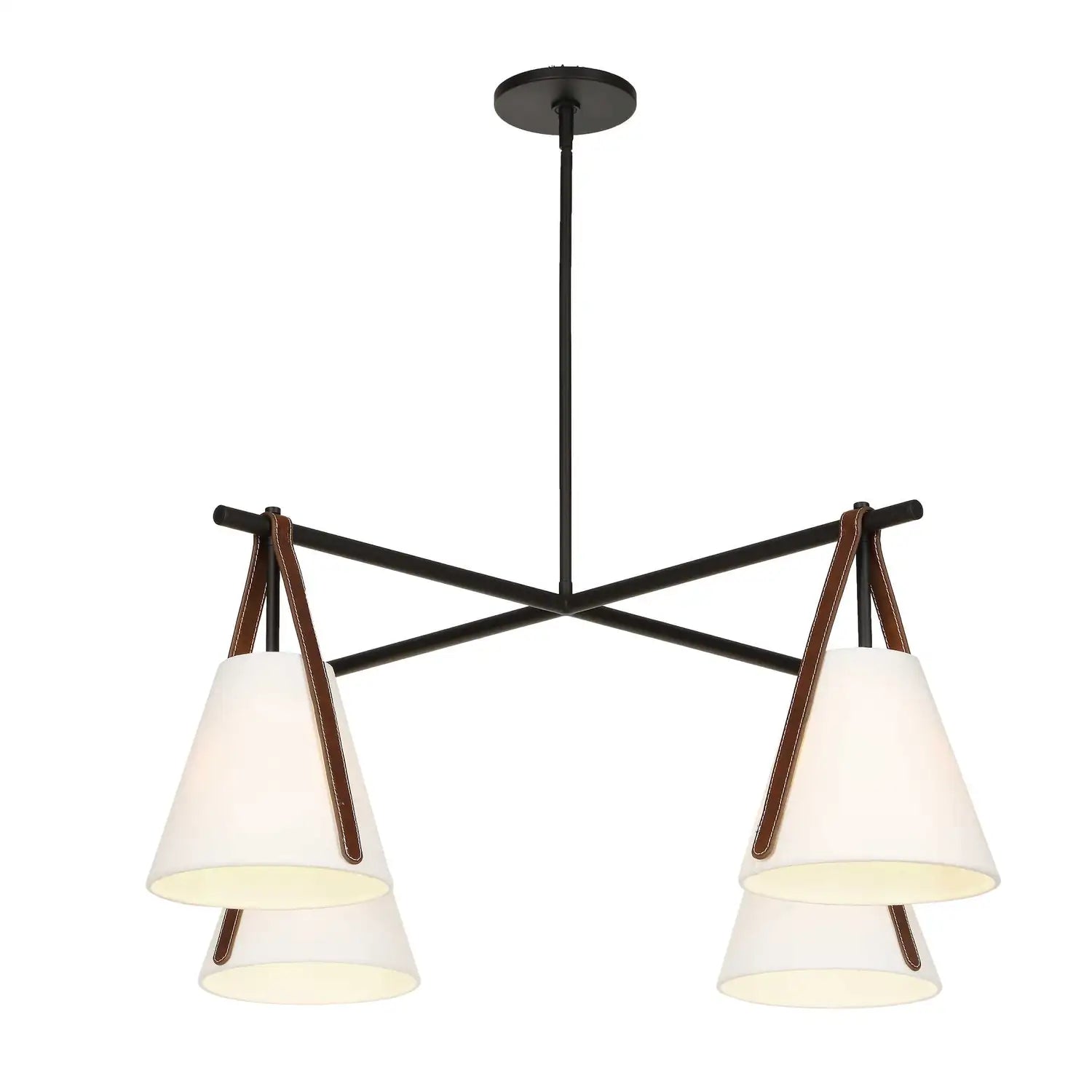UTTERMOST Reins Accent Straps Chandelier