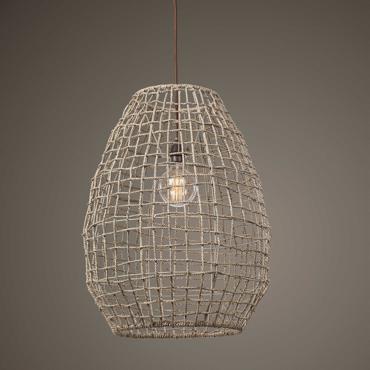 UTTERMOST, Cross Weave Pendant, PENDANT LIGHT