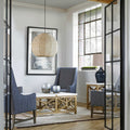 UTTERMOST, Seagrass Dome Pendant, PENDANT LIGHT