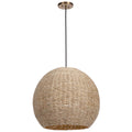 UTTERMOST, SEAGRASS DOME PENDANT, PENDANT LIGHT