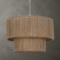 UTTERMOST, Biswas Woven Jute Pendant, PENDANT LIGHT