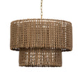 UTTERMOST, BISWAS WOVEN JUTE PENDANT, PENDANT LIGHT