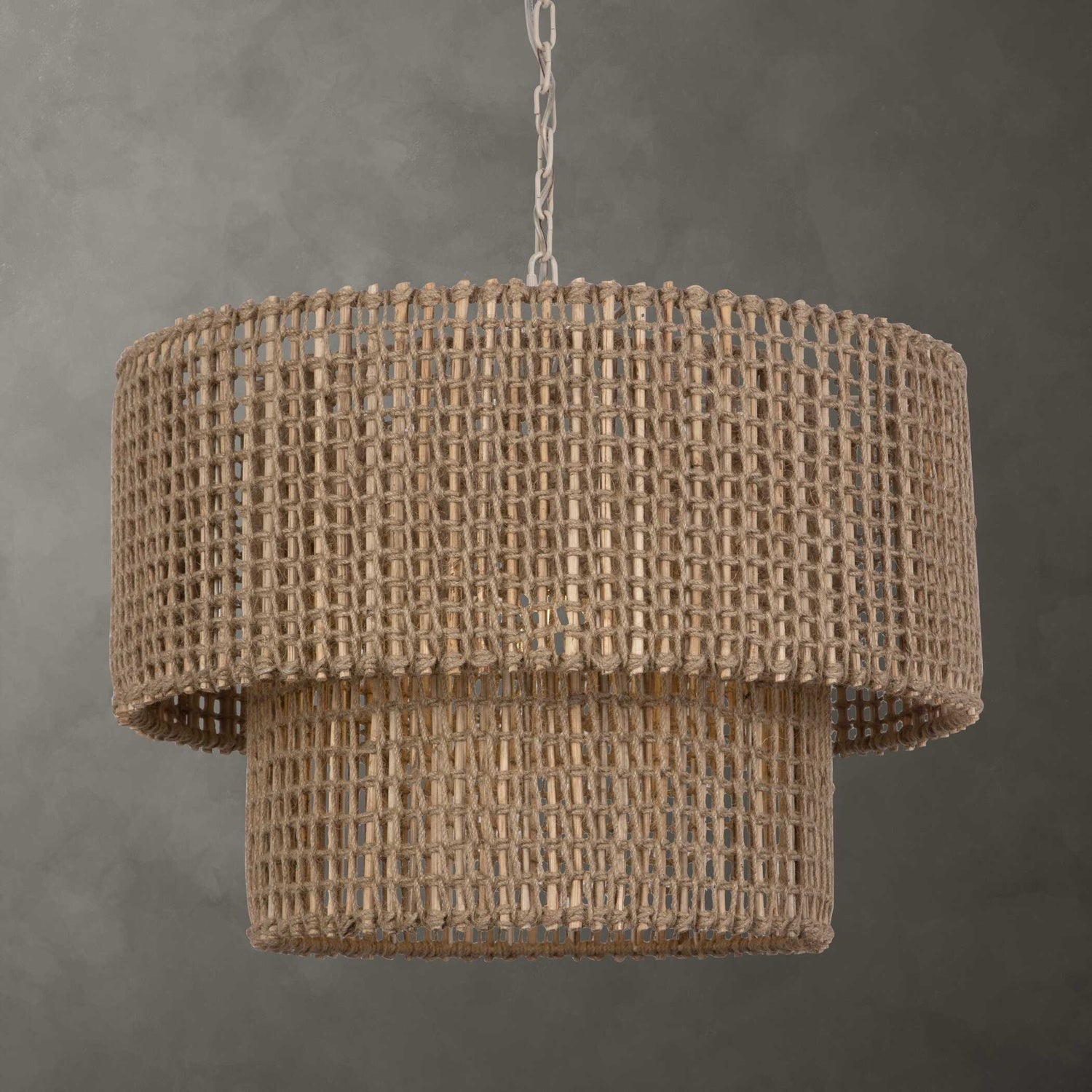UTTERMOST, BISWAS WOVEN JUTE PENDANT, PENDANT LIGHT