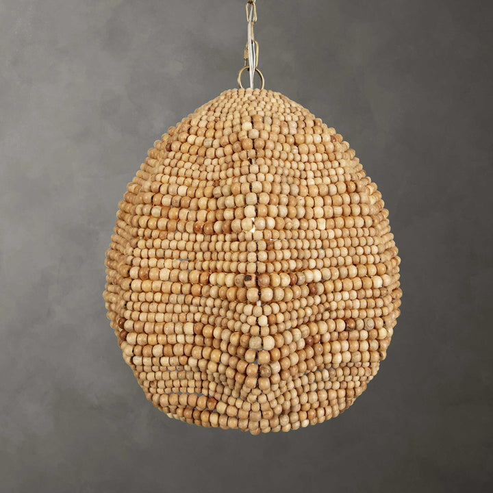 UTTERMOST, KAURI 1 BEAD PENDANT, PENDANT LIGHT