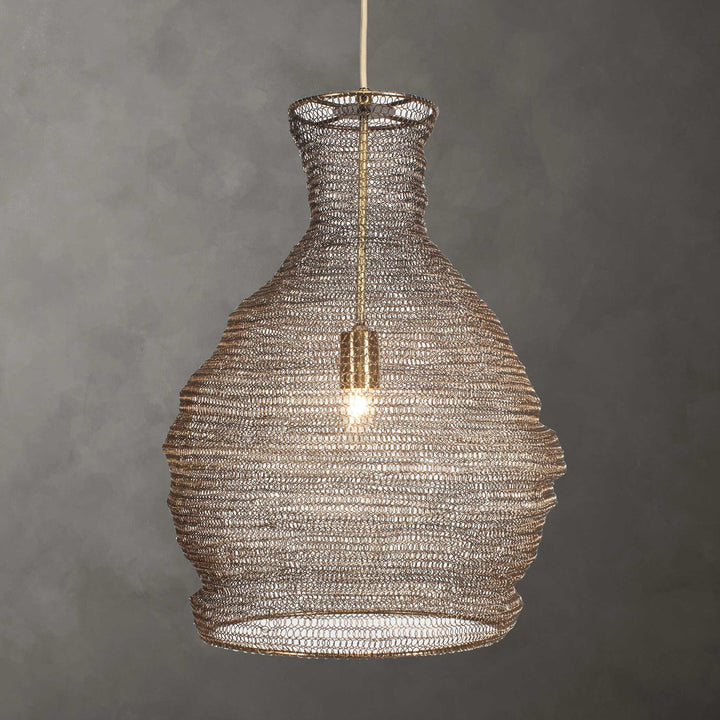UTTERMOST, MURMUR WOVEN PENDANT, PENDANT LIGHT