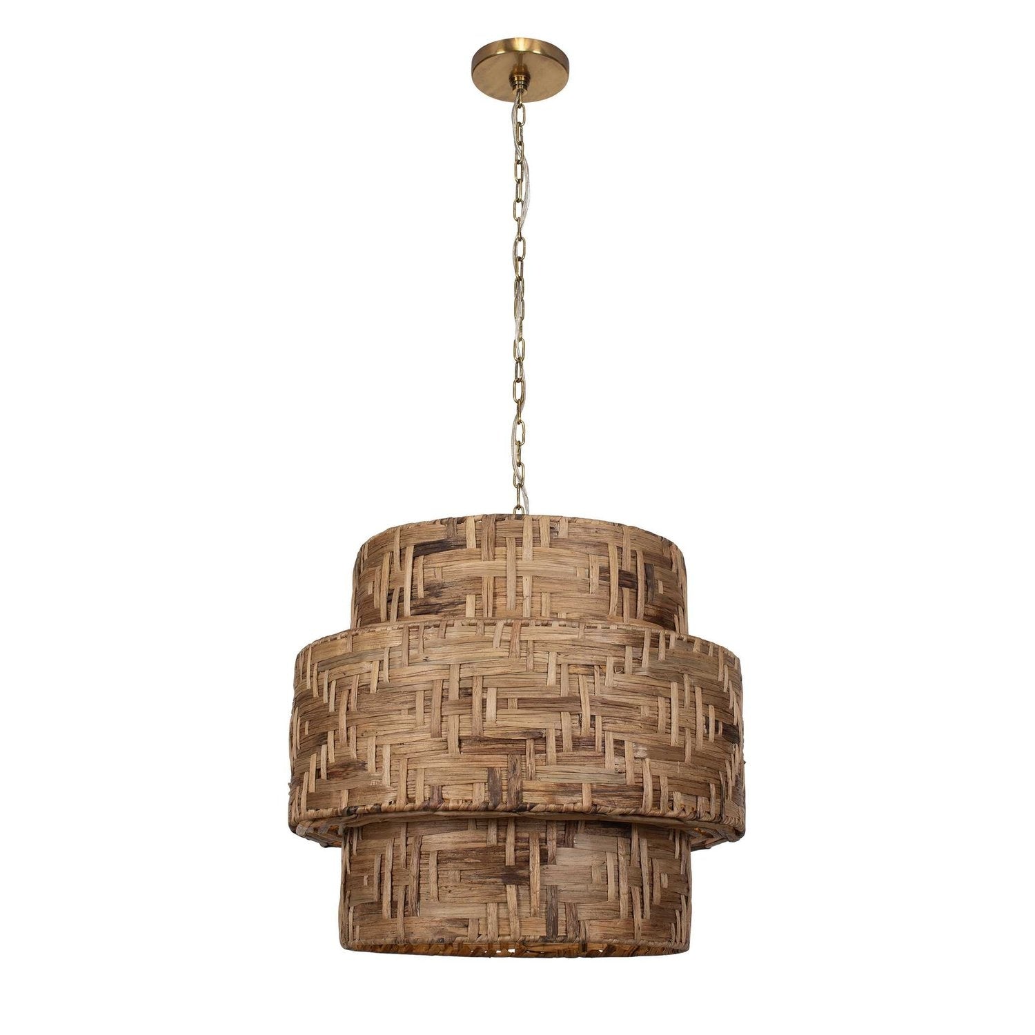 UTTERMOST, WATER HYACINTH WOVEN PENDANT, PENDANT LIGHT