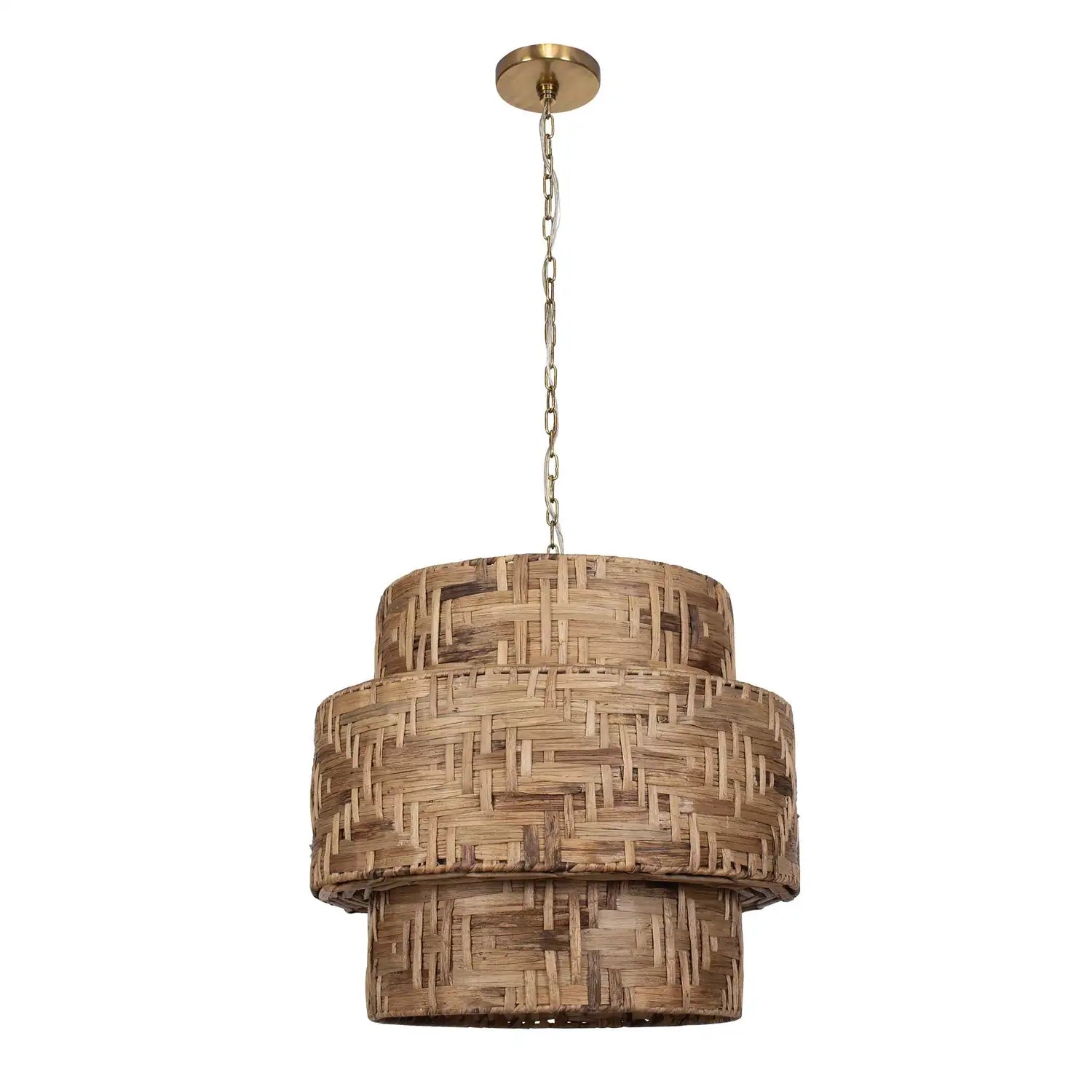 UTTERMOST, Water Hyacinth Woven Pendant, PENDANT LIGHT