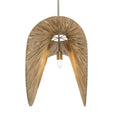 UTTERMOST, BEND RAFFIA PENDANT, PENDANT LIGHT