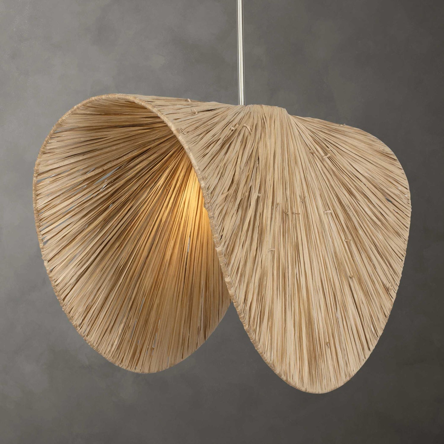 UTTERMOST, Bend Raffia Pendant, PENDANT LIGHT