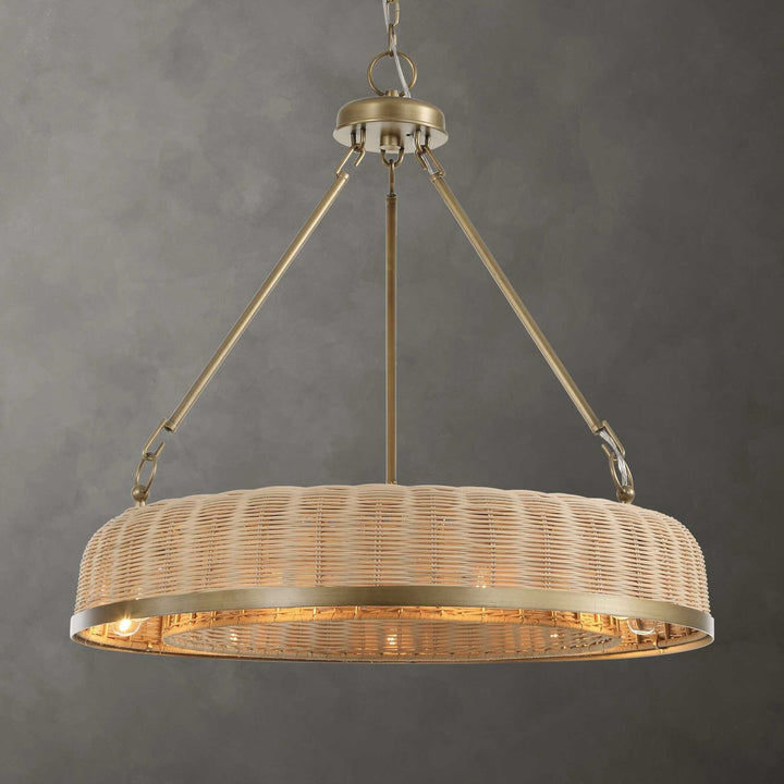 UTTERMOST, LADAKH WICKER PENDANT, PENDANT LIGHT