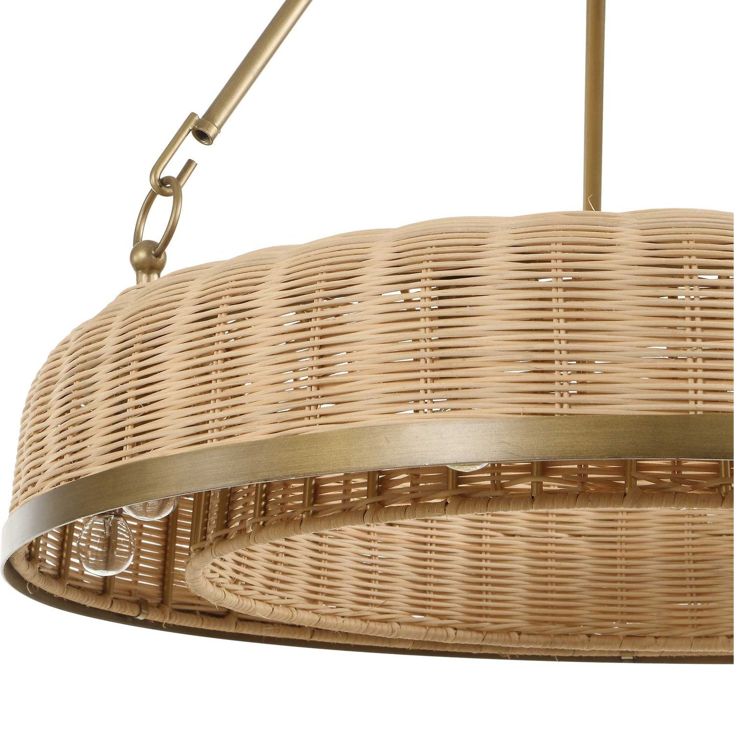 UTTERMOST, LADAKH WICKER PENDANT, PENDANT LIGHT
