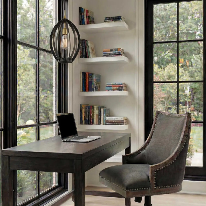 UTTERMOST, Darby Architectural Oval Pendant, PENDANT LIGHT