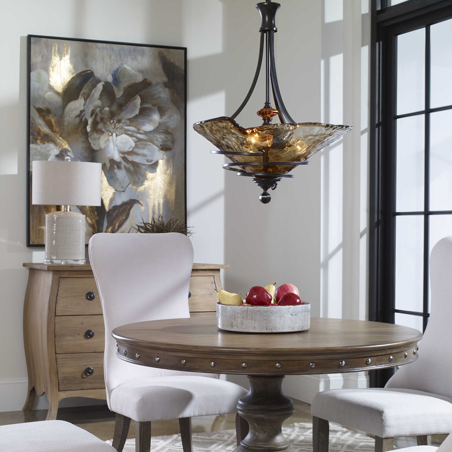 UTTERMOST, VITALIA OIL RUBBED PENDANT, PENDANT LIGHT