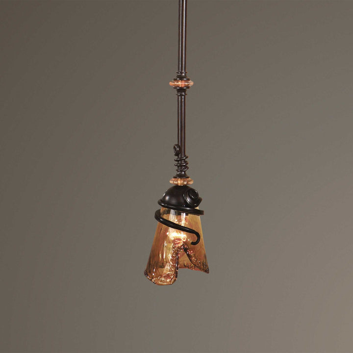 UTTERMOST, VITALIA OIL RUBBED PENDANT, PENDANT LIGHT