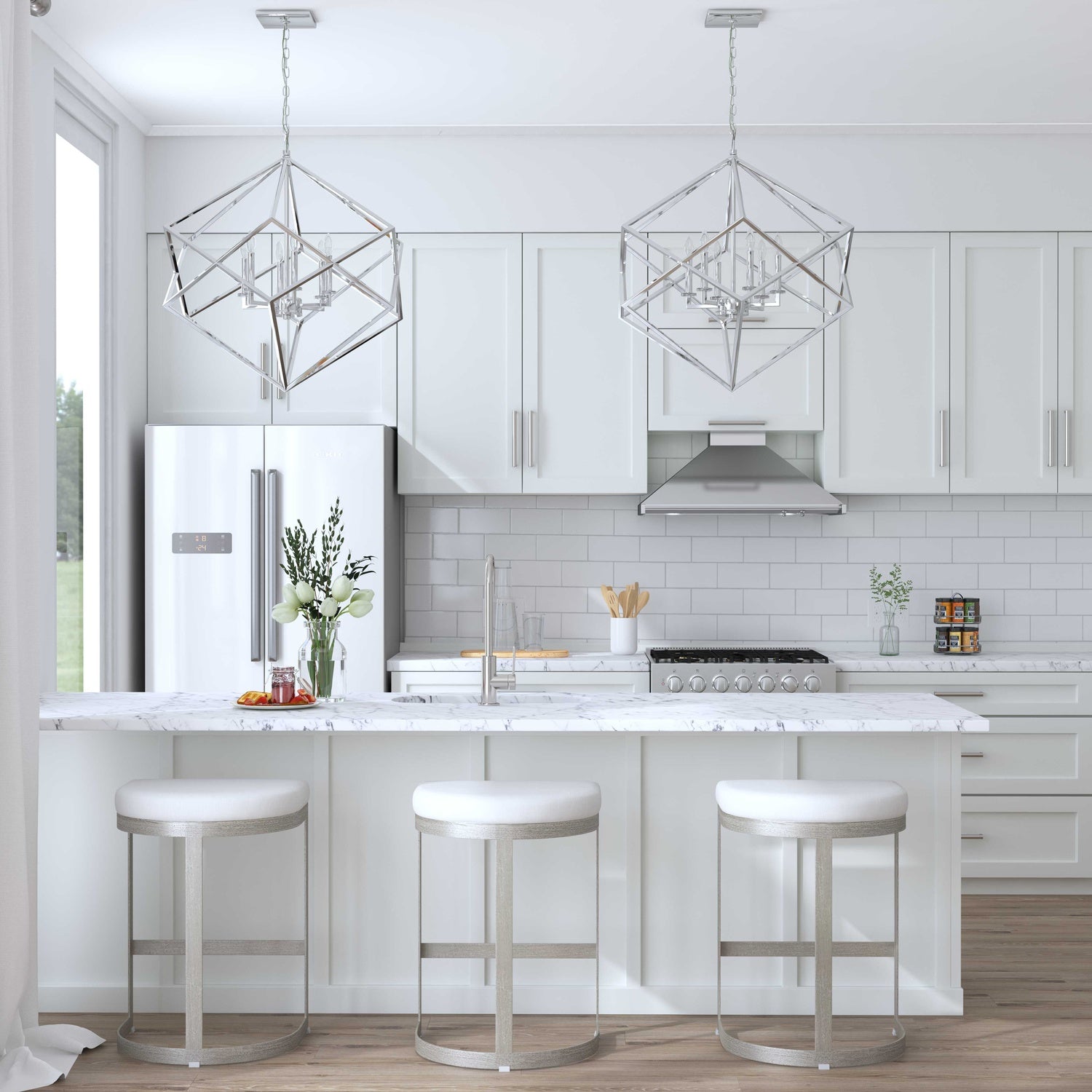 UTTERMOST, EUCLID CUBE PENDANT, PENDANT LIGHT