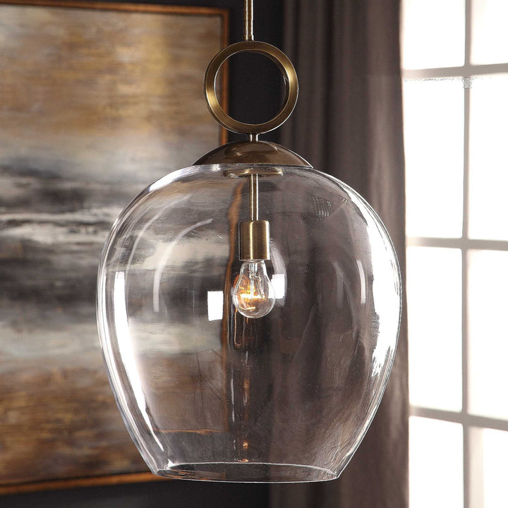 UTTERMOST, CALIX BLOWN PENDANT, PENDANT LIGHT