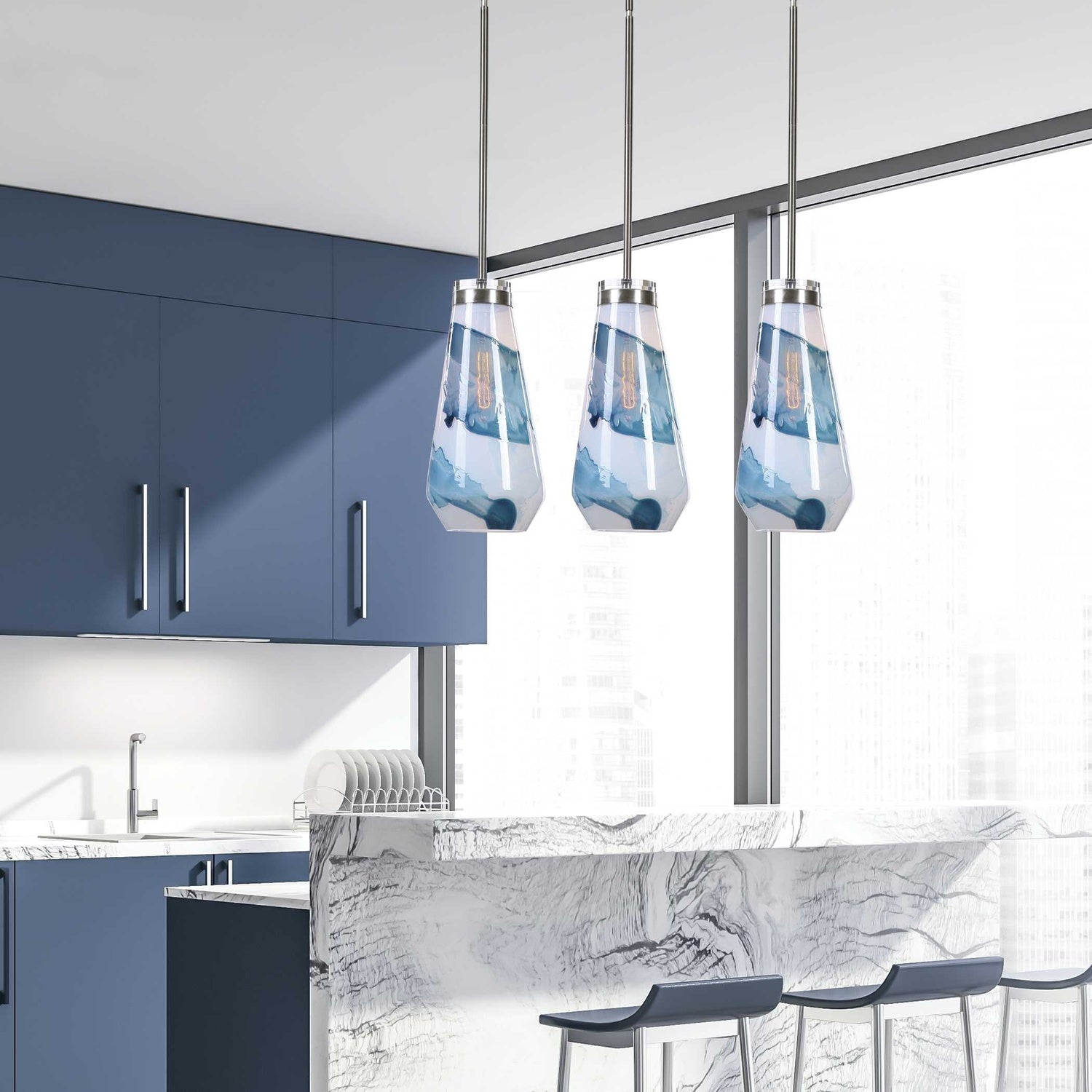 UTTERMOST, WINDSWEPT & PENDANT, PENDANT LIGHT