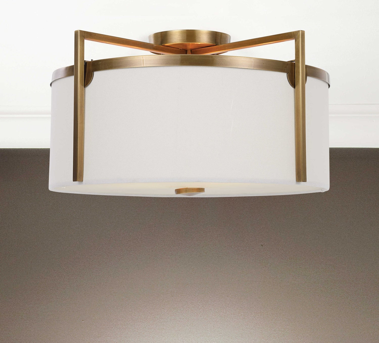 UTTERMOST, COLFAX SEMI FLUSH, SEMI FLUSH MOUNT LIGHT