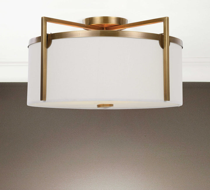 UTTERMOST, COLFAX SEMI FLUSH, SEMI FLUSH MOUNT LIGHT
