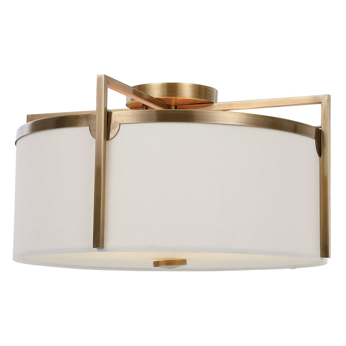 UTTERMOST, COLFAX SEMI FLUSH, SEMI FLUSH MOUNT LIGHT