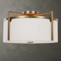 UTTERMOST, COLFAX SEMI FLUSH, SEMI FLUSH MOUNT LIGHT